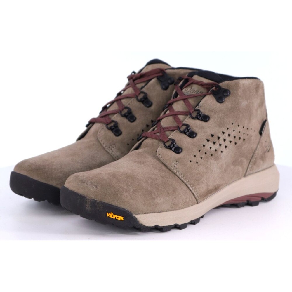 Danner Inquire $190 Women's Waterproof 4" Hiking Mid Boots Size 8.5 M Suede Tan
